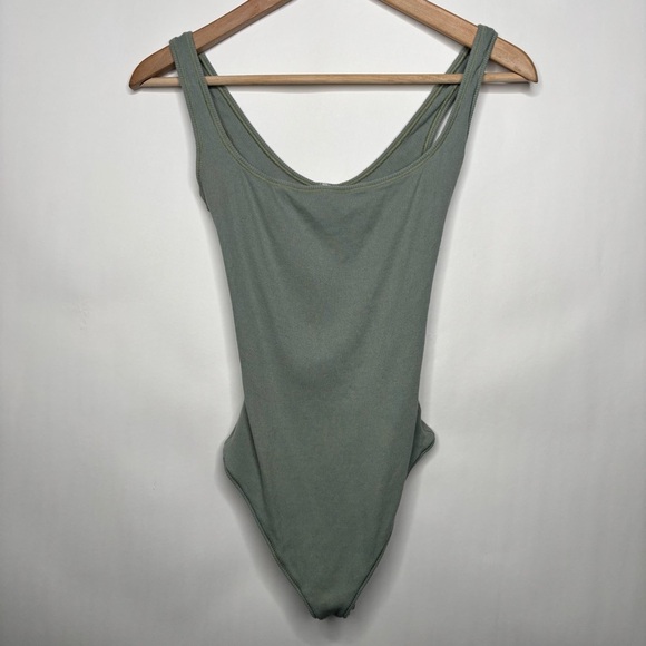 Skims Cotton Rib Tank Thong Bodysuit Small - Picture 4 of 11